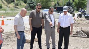 Dinar–Denizli Karayolu üzerinde, Suçıkan Tesisleri’nin ilerleyen bölümünde planlanan kaçış rampası