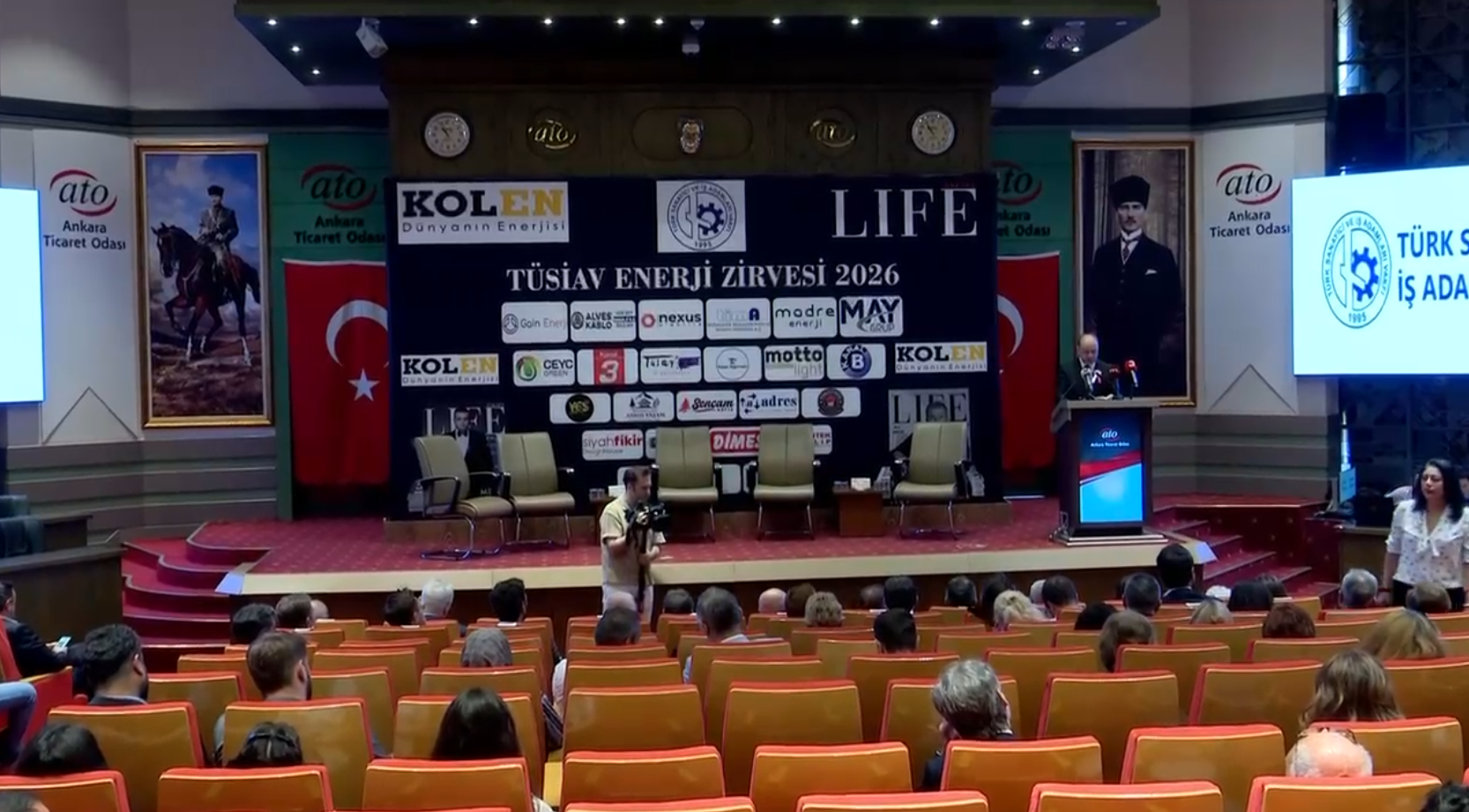 Ankara Ticaret Odası ev sahipliğinde, Türk Sanayicisi ve İş Adamları