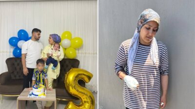 Denizli-Aydın Otoyolu Sarayköy ilçesinde yolcu otobüsünün bariyerlere çarparak alev alması