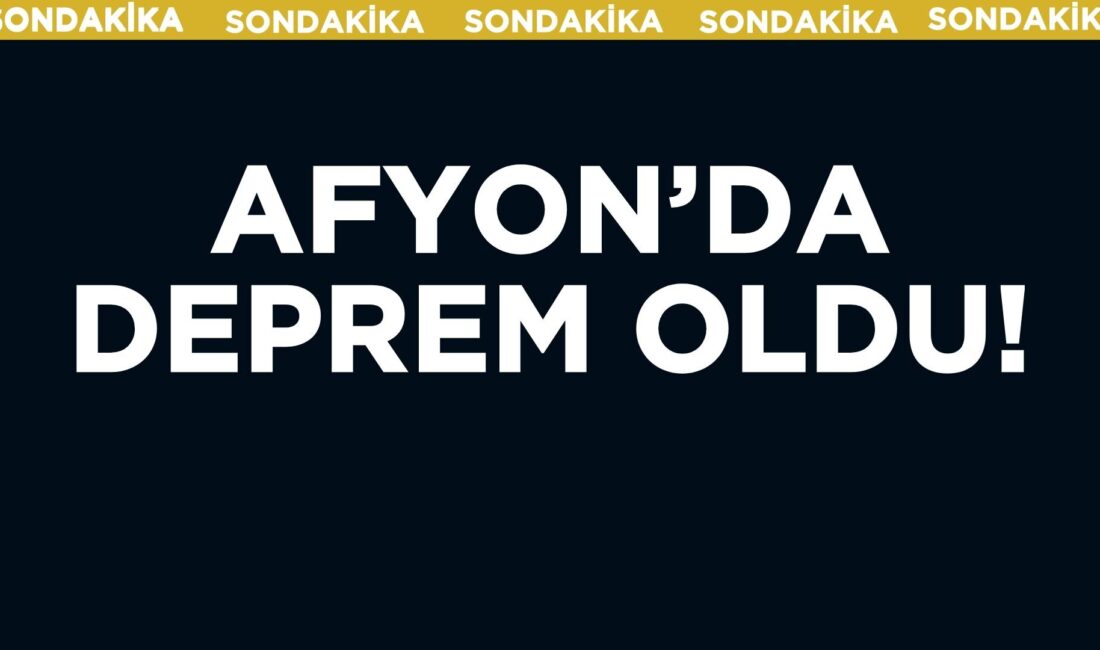 Afyonkarahisar’ın Çay ilçesinde sabaha karşı saat 05.31'de meydana gelen deprem,