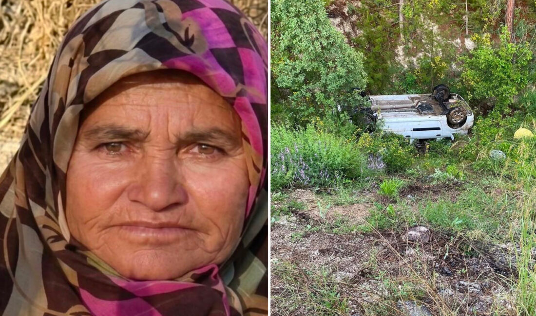 Burdur'un Gölhisar ilçesinde kontrolden çıkarak takla atan otomobilde bulunan 1
