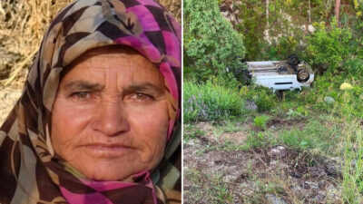 Burdur'un Gölhisar ilçesinde kontrolden çıkarak takla atan otomobilde bulunan 1