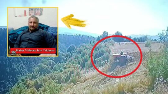 Manisa’nın Ahmetli ilçesinde, tarlasını işlediği esnada kullandığı traktörün devrilmesi sonucu
