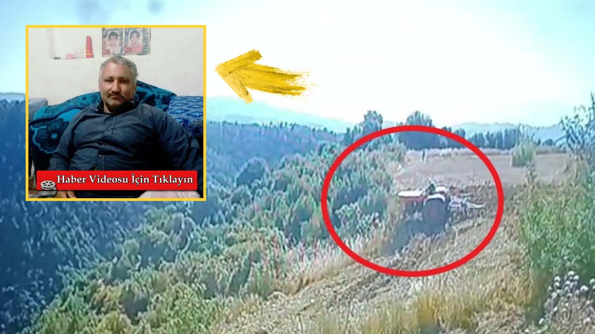 Manisa’nın Ahmetli ilçesinde, tarlasını işlediği esnada kullandığı traktörün devrilmesi sonucu