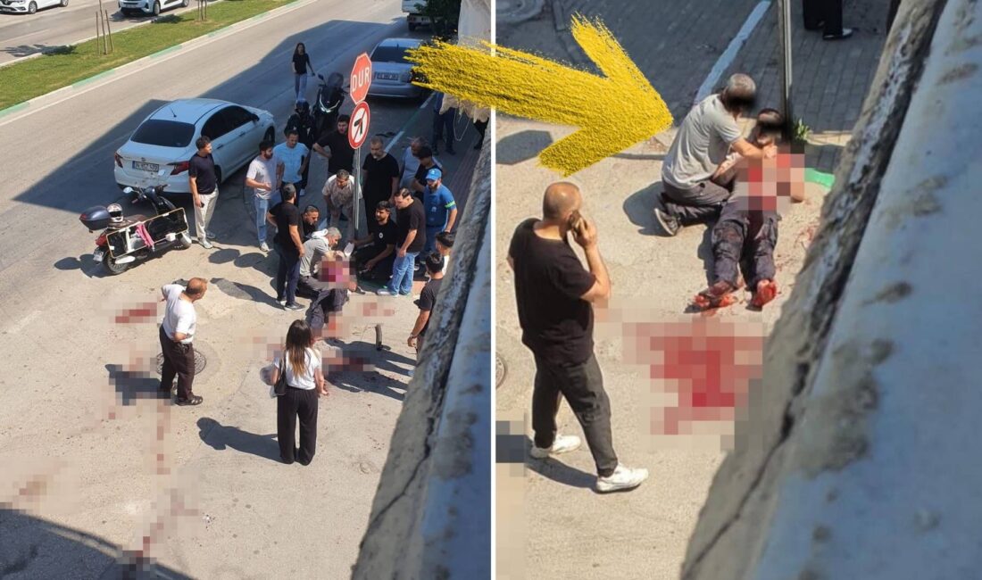 Bursa'nın Yıldırım ilçesinde, yan yana faaliyet gösteren komşu iki esnaf