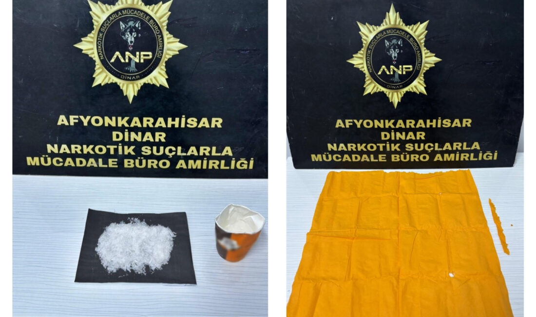 Afyonkarahisar İl Emniyet Müdürlüğü Narkotik Suçlarla Mücadele Şube Müdürlüğü ekipleri