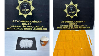 Afyonkarahisar İl Emniyet Müdürlüğü Narkotik Suçlarla Mücadele Şube Müdürlüğü ekipleri