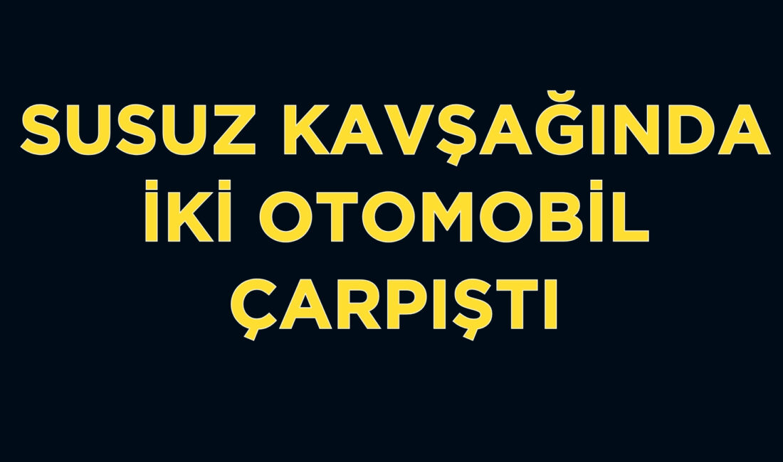 Uşak’ta iki otomobilin çarpışması sonucu 1’i bebek 5 kişi yaralanarak