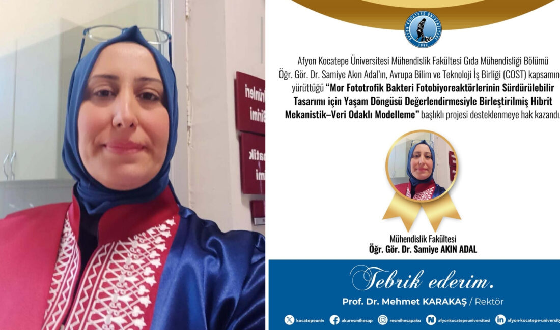 Afyon Kocatepe Üniversitesi (AKÜ) Mühendislik Fakültesi Gıda Mühendisliği Bölümü Öğr.