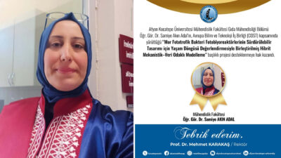 Afyon Kocatepe Üniversitesi (AKÜ) Mühendislik Fakültesi Gıda Mühendisliği Bölümü Öğr.