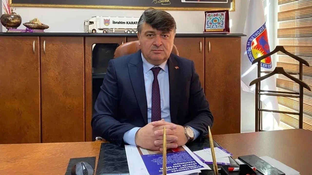 Afyonkarahisar Şoförler Odası ve Otomobilciler Esnaf Odası Başkanı İbrahim Karataş,