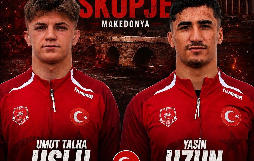 Kuzey Makedonya’nın başkenti Skopje’de düzenlenecek U20 Serbest Güreş Avrupa Şampiyonası’nda