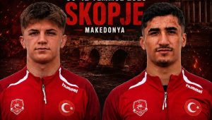 Kuzey Makedonya’nın başkenti Skopje’de düzenlenecek U20 Serbest Güreş Avrupa Şampiyonası’nda