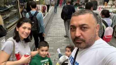 Almanya'dan tatil yapmak amacıyla İstanbul'a gelen gubetçi ailenin, konakladıkları otelde