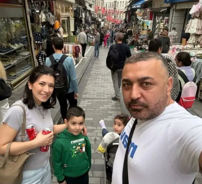 Almanya'dan tatil yapmak amacıyla İstanbul'a gelen gubetçi ailenin, konakladıkları otelde