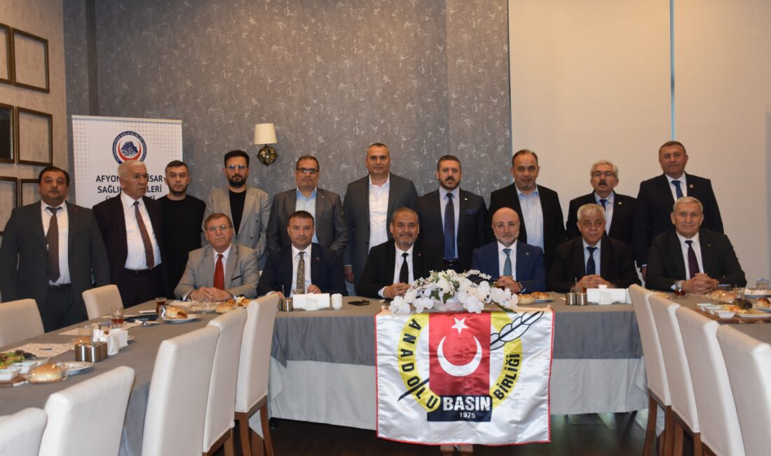 Anadolu Basın Birliği Afyonkarahisar Şubesi tarafından organize edilen toplantıların onuncusu,