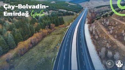 Karayolları Genel Müdürlüğü, sosyal medya hesabından yaptığı paylaşımda Çay-Bolvadin-Emirdağ Bölünmüş