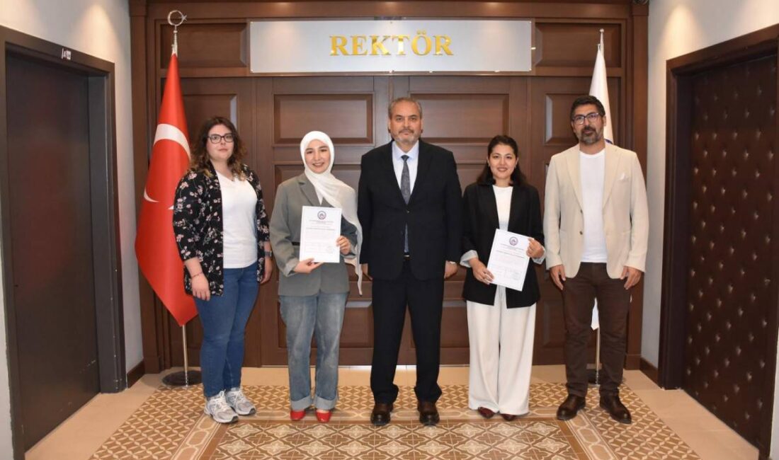 Uluslararası öğrenci hareketliliği kapsamında Kazakistan Hoca Ahmet Yesevi Üniversitesinden Afyonkarahisar