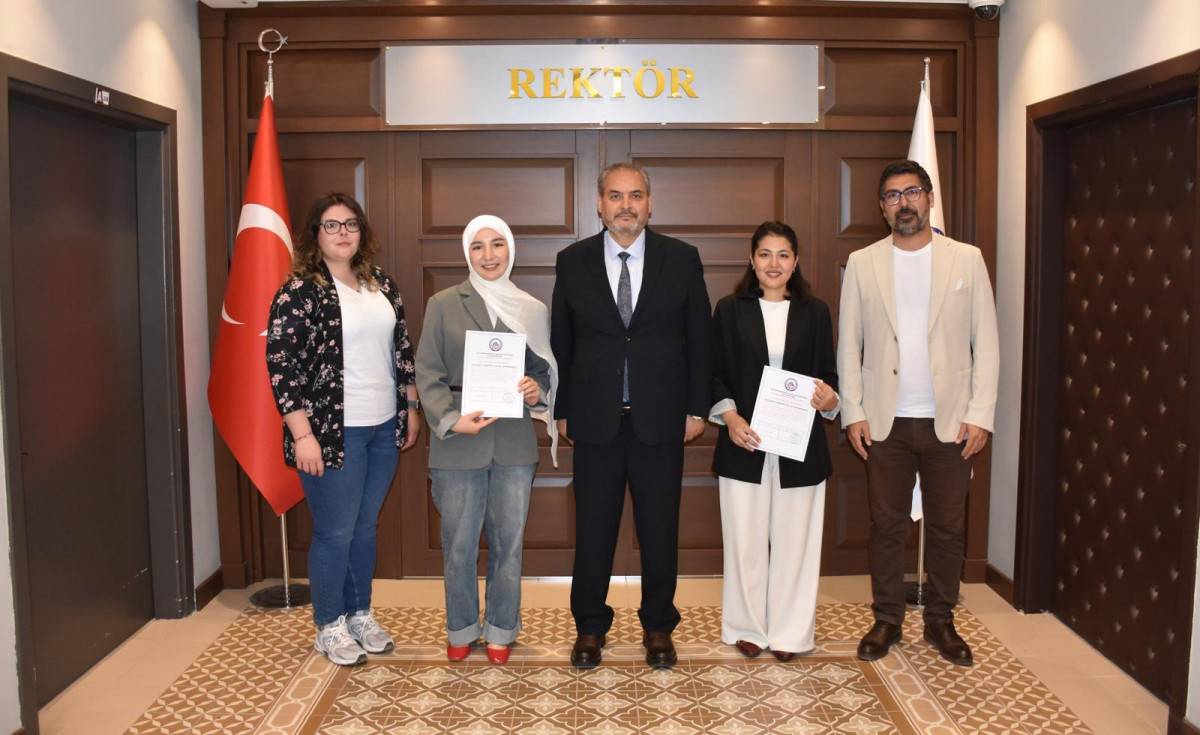 Uluslararası öğrenci hareketliliği kapsamında Kazakistan Hoca Ahmet Yesevi Üniversitesinden Afyonkarahisar