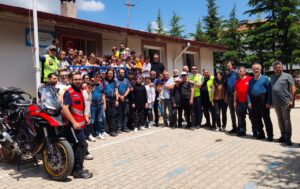 Afyonkarahisar’da 272 PMS Afyon Motosiklet Derneği üyeleri, 23 Nisan Ulusal