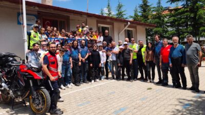 Afyonkarahisar’da 272 PMS Afyon Motosiklet Derneği üyeleri, 23 Nisan Ulusal