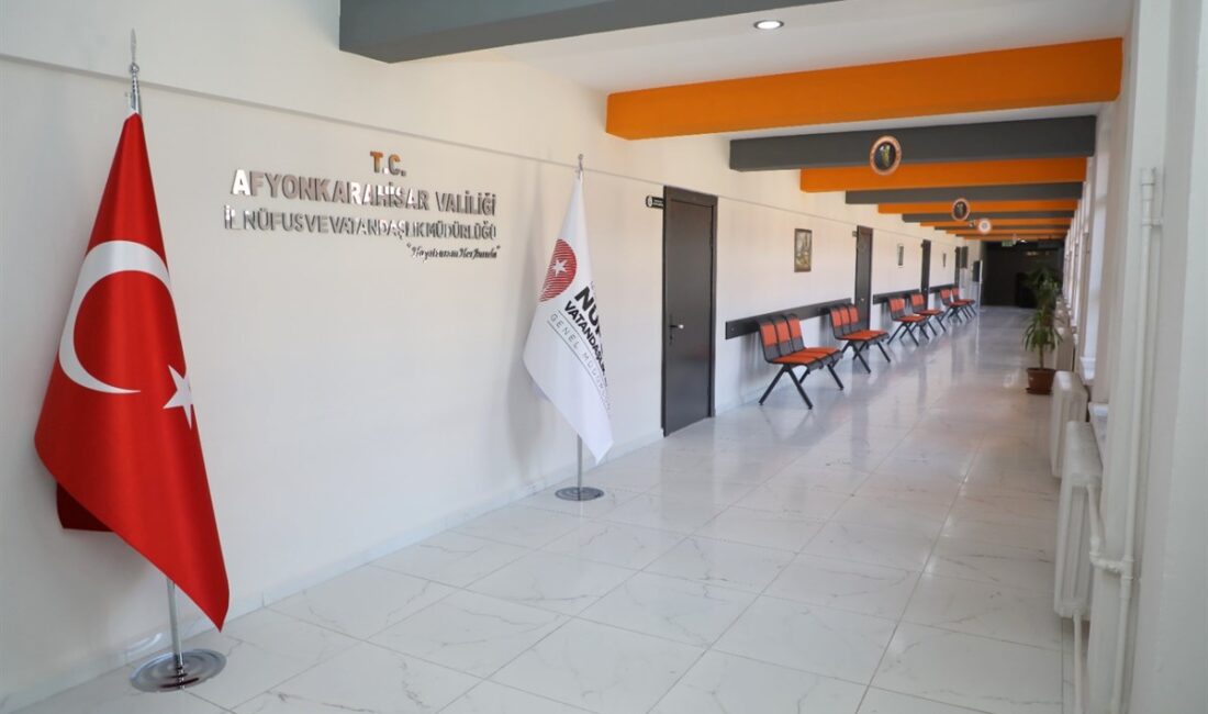 Afyonkarahisar İl Nüfus ve Vatandaşlık Müdürlüğü, 13 Haziran 2026 tarihinde
