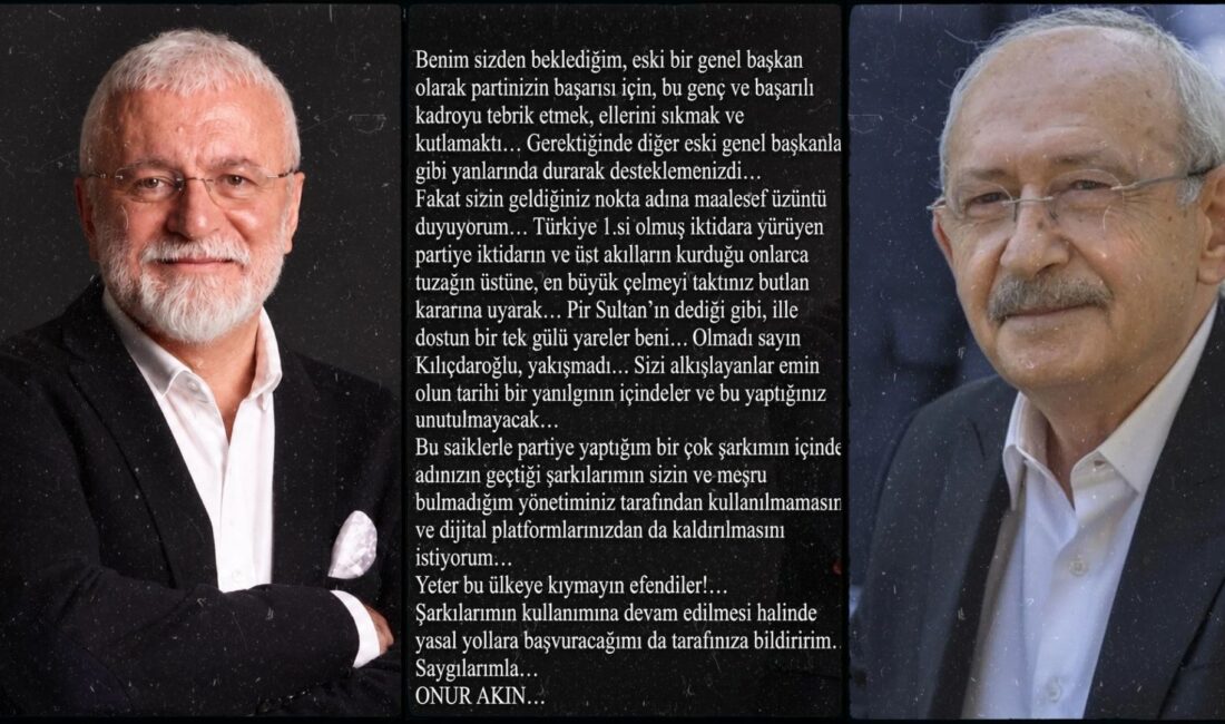 Sanatçı Onur Akın, CHP koltuğuna mutlak butlan kararı ile oturan