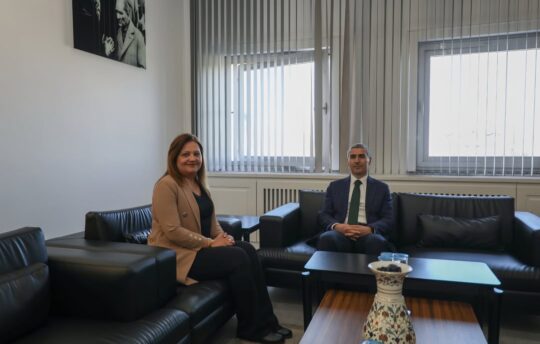 Afyonkarahisar Belediye Başkanı Burcu Köksal, Afyonkarahisar Valisi Dr. Naci Aktaş’ı