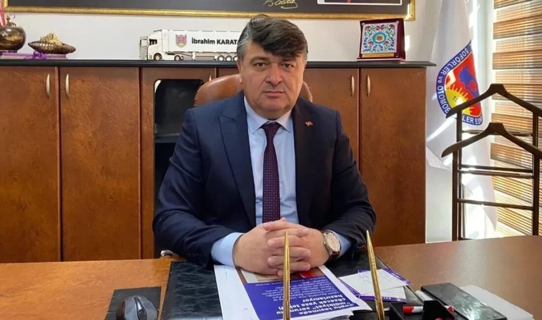 Afyonkarahisar Şoförler ve Otomobilciler Odası Başkanı İbrahim Karataş, yaptığı basın