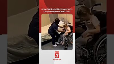 Uzun süredir kendisini tedavi etmeye çalışan hemşireye sürpriz yaptı! 📶https://kanal3.com.tr/