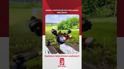 Sadece 1 saniyede 200 km/s hıza ulaşan yarış dronu! 📶https://kanal3.com.tr/