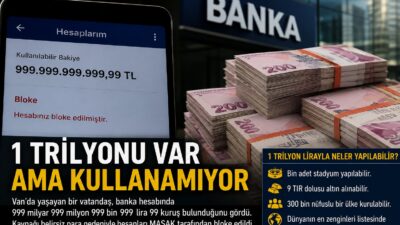 Van’da yaşayan Azerbaycan asıllı Ahmad Jahangard Takalo, banka hesabında 999