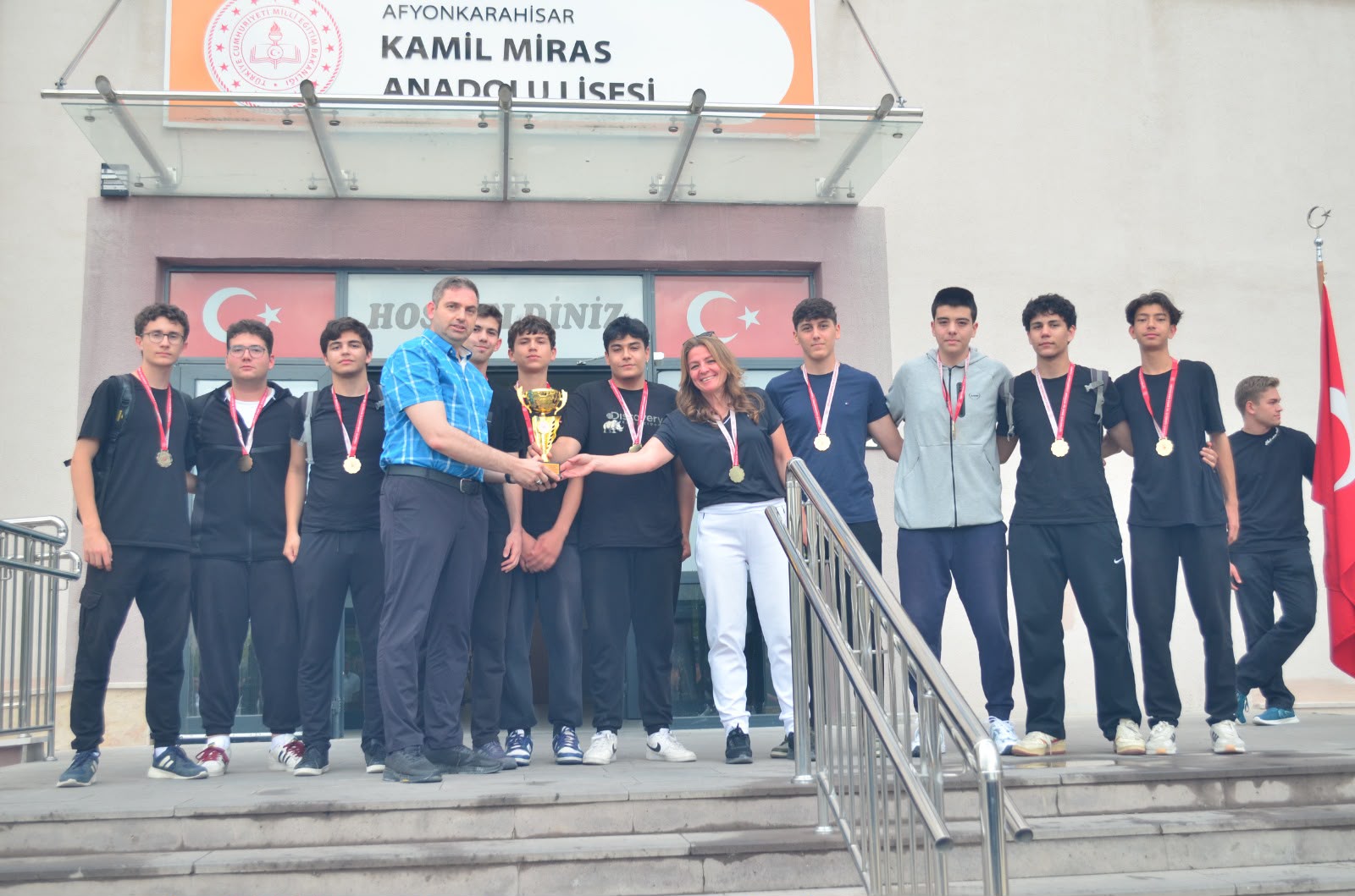 Afyonkarahisar genelinde düzenlenen Basketbol Genç Erkekler 2. Küme müsabakalarında fırtına