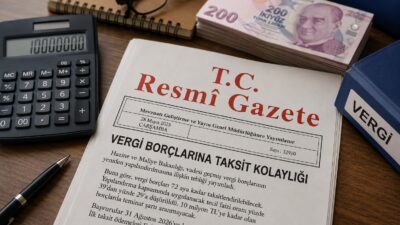 Hazine ve Maliye Bakanlığı tarafından hazırlanan ve Resmi Gazete'de yayımlanarak