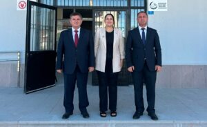 Afyonkarahisar Defterdarı İbrahim Gündüz ve Afyonkarahisar Ticaret İl Müdürü Mahmut