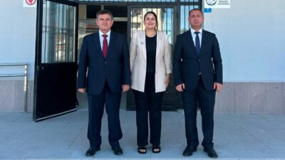Afyonkarahisar Defterdarı İbrahim Gündüz ve Afyonkarahisar Ticaret İl Müdürü Mahmut
