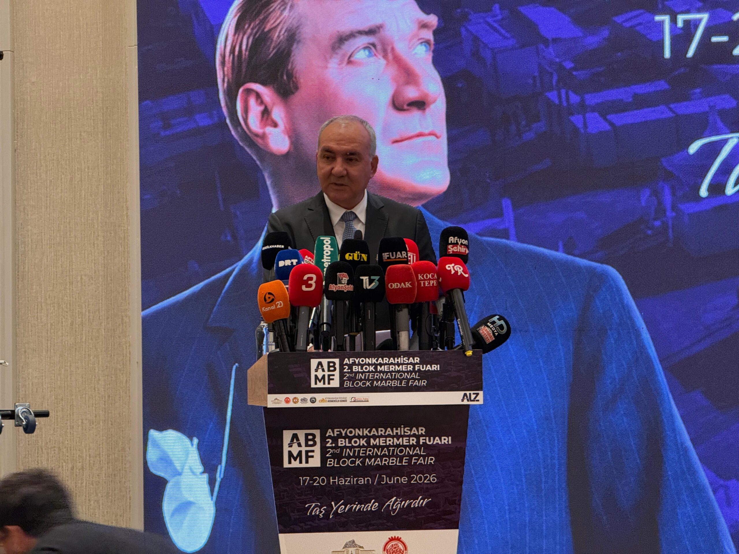 İscehisar Mermerciler Derneği Başkanı Remzi Özcan, mermer sektörünün Türkiye ekonomisi