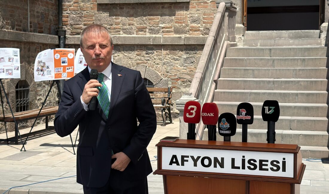 Afyonkarahisar'ın en köklü eğitim çınarlarından biri olan tarihi Afyon Lisesi,