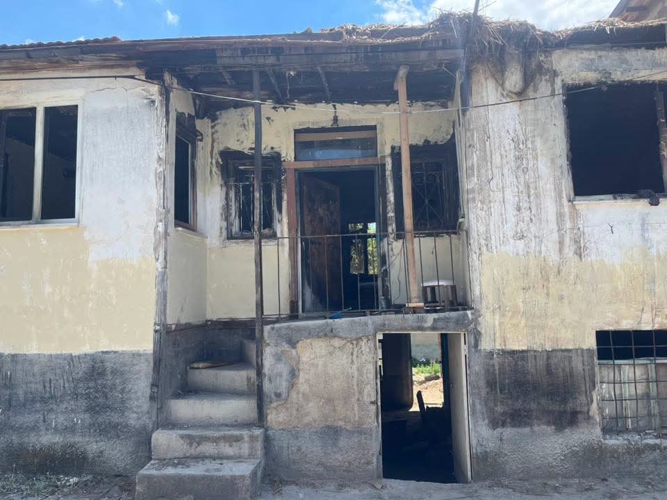 Alevlerin geride bıraktığı acı tablo