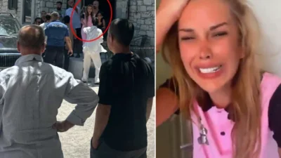 İzmir'in Çeşme ilçesinde tatil yapan internet fenomeni Dilan Polat ve