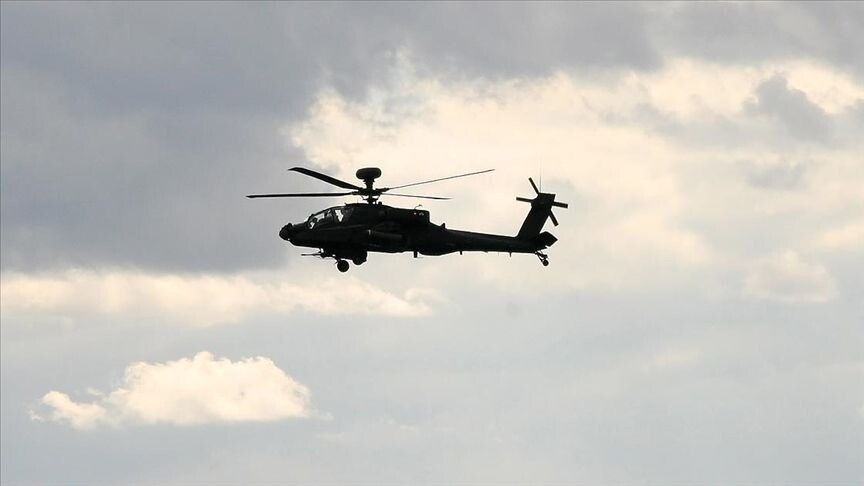 ABD ordusuna ait Apache tipi helikopterin Hürmüz Boğazı yakınlarında düştüğü,