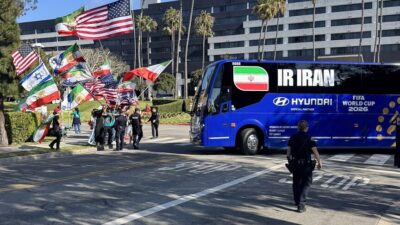 Yeni Zelanda maçı için Los Angeles'a gelen İran Milli Takımı'nın
