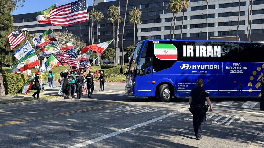 Yeni Zelanda maçı için Los Angeles'a gelen İran Milli Takımı'nın