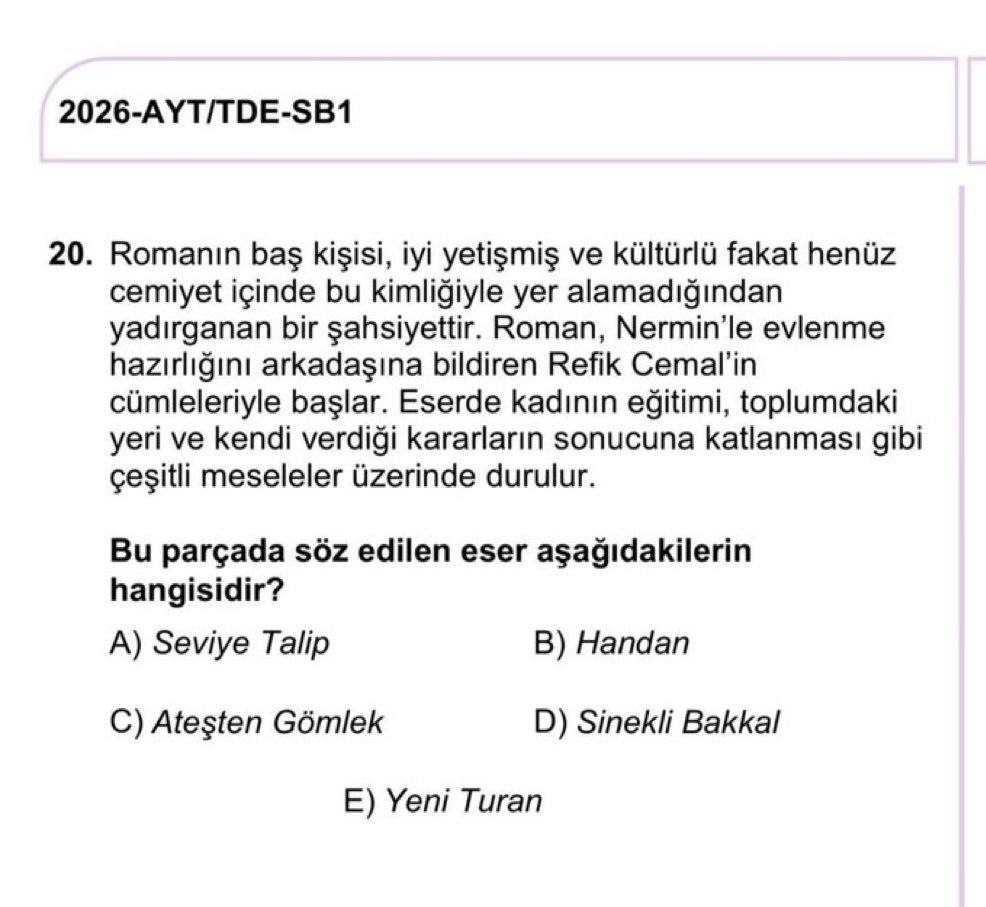 Bir soru iptal, bir sorunun cevabı değişti