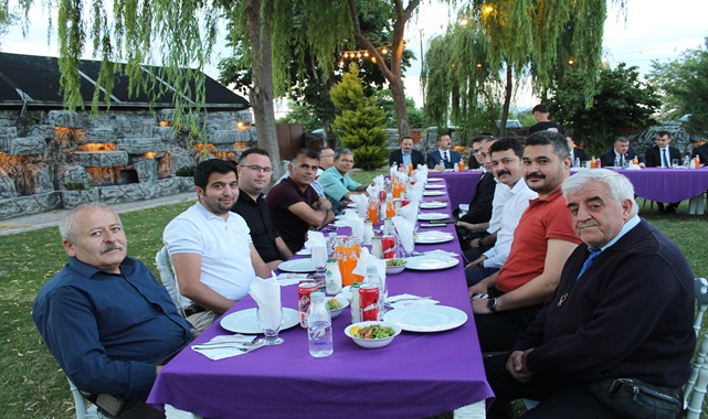 Çay Adliye Personeli veda yemeğinde buluştu