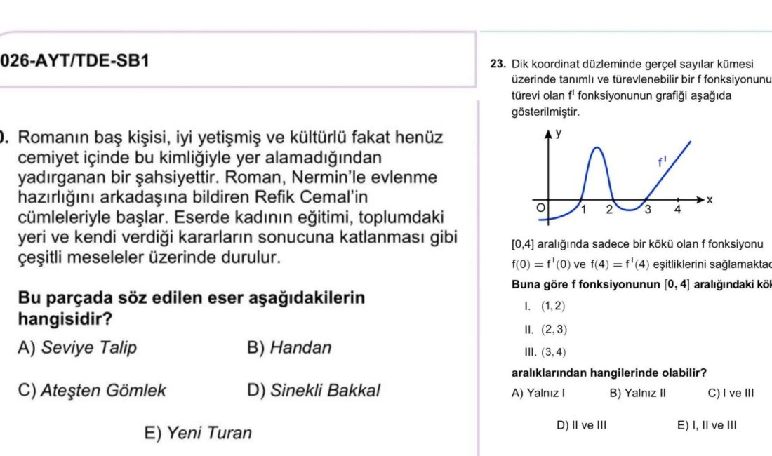 Ölçme, Seçme ve Yerleştirme Merkezi (ÖSYM), 2026 Yükseköğretim Kurumları Sınavı