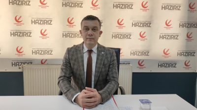 Yeniden Refah Partisi Afyonkarahisar İl Başkanı Fehmi Güray Çakır, yaptığı