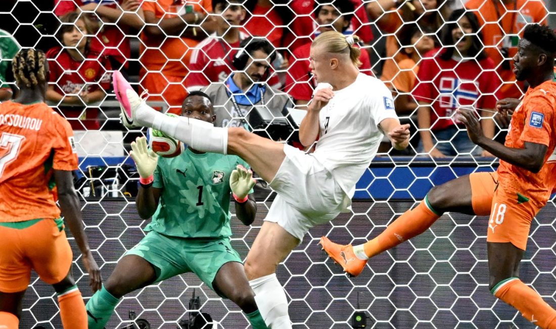 2026 Dünya Kupası’nda Norveç, Fildişi Sahili’ni 2-1 mağlup ederek son